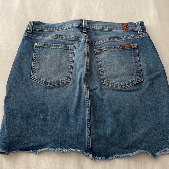 7 for all mankind denim skirt - Picture 2 of 5